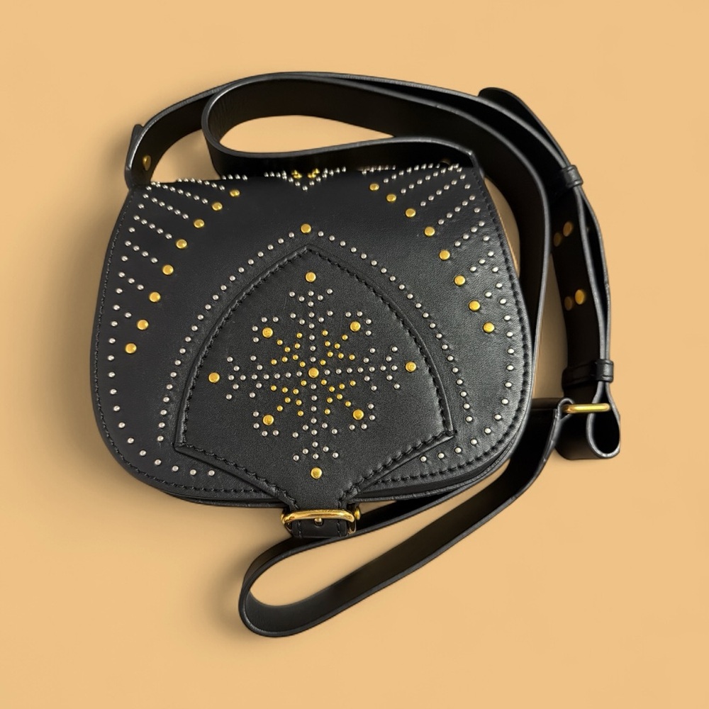 Burberry Black Crossbody Bag with Gold Accents - Picture 11 of 12